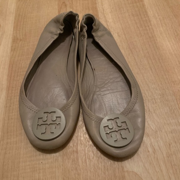 Tory Burch Shoes - Tory Burch Minnie Leather Logo Travel Flats 7